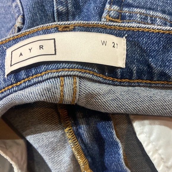 AYR The Yes Yes Yes Jeans Sz 27 Super Soft Straight Leg Jeans - Picture 8 of 9